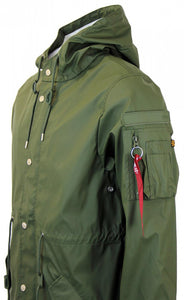 Alpha Industries Fishtail Raincoat, dark olive